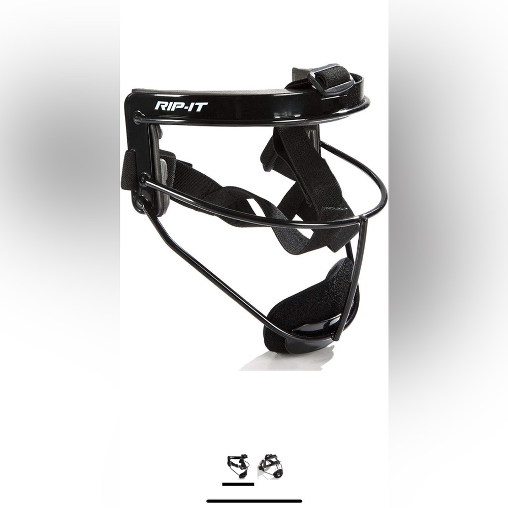 Rip-it Adult Softball Mask - black